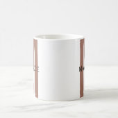 Custom Brown Monogram Mug Gift for Aunts & Women コーヒーマグカップ (中央)