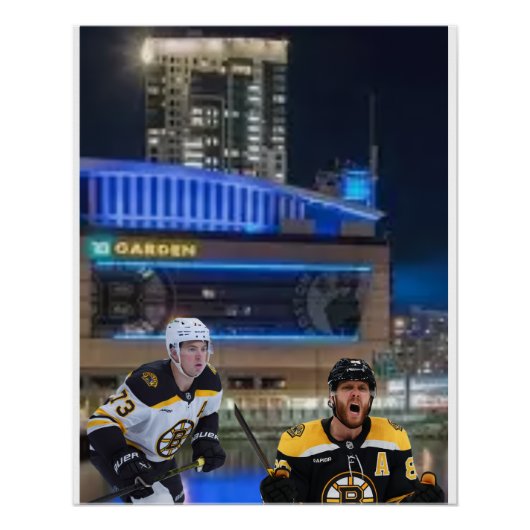 custom bruins poster ポスター (正面)