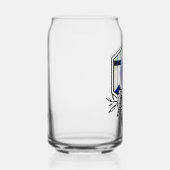 Custom Budgie Personalized Pet Photo & Name ガラス缶 (右)