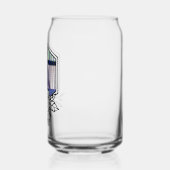 Custom Budgie Personalized Pet Photo & Name ガラス缶 (左)