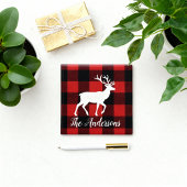 Custom Buffalo Plaid Deer Gift Wrap Tissue Paper  薄葉紙