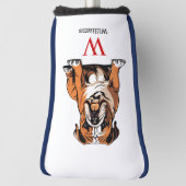  Custom Bulldog Putter   ゴルフヘッドカバー (回転90)