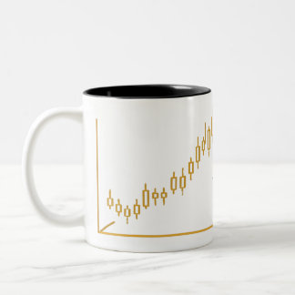 Custom Bullish On Coffee Trader Mug ツートーンマグカップ