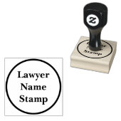 Custom Business Address Stamp  Minimal Round Style ラバースタンプ (押印)