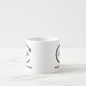 Custom Business Brand Logo エスプレッソカップ (正面)