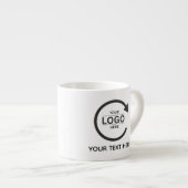Custom Business Brand Logo エスプレッソカップ (正面右)