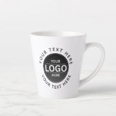 Custom Business Brand Logo カフェラテマグ (右)