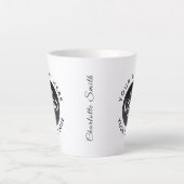 Custom Business Brand Logo カフェラテマグ (正面)