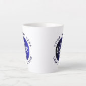 Custom Business Brand Logo カフェラテマグ (正面)