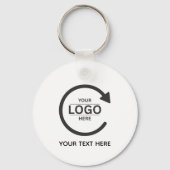 Custom Business Brand Logo キーホルダー (正面)