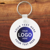 Custom Business Brand Logo キーホルダー (正面)
