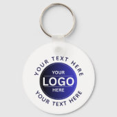 Custom Business Brand Logo キーホルダー (裏面)