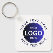 Custom Business Brand Logo キーホルダー (正面)