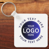 Custom Business Brand Logo キーホルダー (正面)