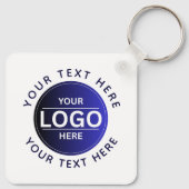 Custom Business Brand Logo キーホルダー (裏面)
