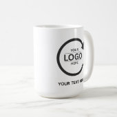 Custom Business Brand Logo コーヒーマグカップ (正面右)