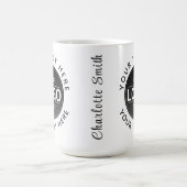 Custom Business Brand Logo コーヒーマグカップ (中央)