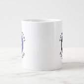 Custom Business Brand Logo ジャンボコーヒーマグカップ (正面)