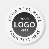 Custom Business Brand Logo マグネット (正面)