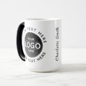 Custom Business Brand Logo モーフィングマグカップ (正面左)