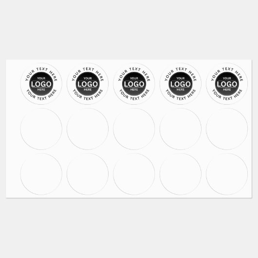 Custom Business Brand Logo ラベル (シート)