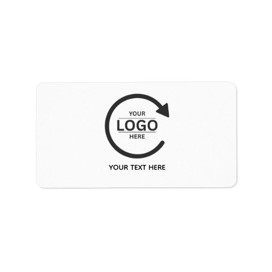 Custom Business Brand Logo ラベル (正面)