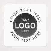 Custom Business Brand Logo ラベル (デザイン1)
