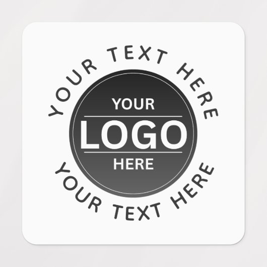Custom Business Brand Logo ラベル (デザイン1)