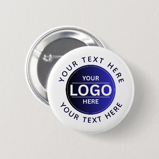 Custom Business Brand Logo 缶バッジ (正面&裏面)