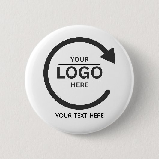 Custom Business Brand Logo 缶バッジ (正面)