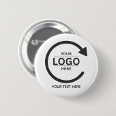 Custom Business Brand Logo 缶バッジ (正面&裏面)