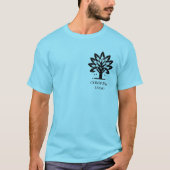 Custom Business Branded Logo QR Scan Code Text Tシャツ (正面)