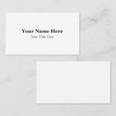 Custom Business Card 名刺 (正面/裏面)