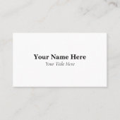 Custom Business Card 名刺 (正面)