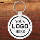 Custom Business Company Logo Employee キーホルダー (正面)