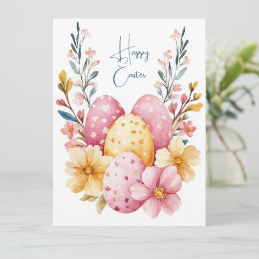 Custom Business Easter Greeting Card  カード (スタンド正面)
