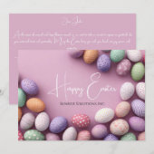 Custom Business Easter Greeting Card  シーズンカード (正面/裏面)