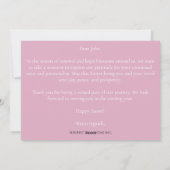 Custom Business Easter Greeting Card  シーズンカード (裏面)