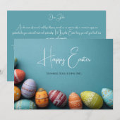 Custom Business Easter Greeting Card  シーズンカード (正面/裏面)