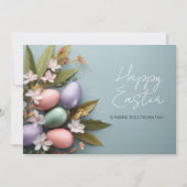 Custom Business Easter Greeting Card  シーズンカード (正面)