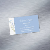 Custom Business Forget-me-not Flower マグネット名刺 (インサイチュ)