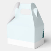 Custom Business Holiday Party Beautiful Winter フェイバーボックス (裏面)