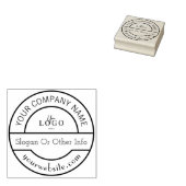  Custom Business Logo ラバースタンプ (押印)