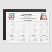 Custom Business Logo 2025 Company Calendar Magnet (正面/裏面)