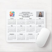 Custom Business Logo 2026 Company Calendar マウスパッド (マウス)