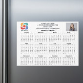 Custom Business Logo 2026 Company Calendar Magnet