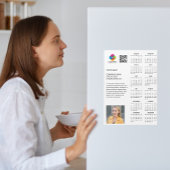 Custom Business Logo 2026 Company Calendar Magnet