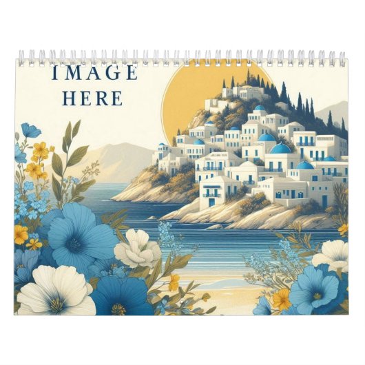 Custom Business Logo 2026 Wall Calendar - Modern c カレンダー (カバー)