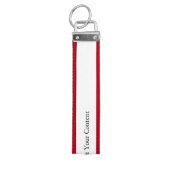 Custom Business Logo – Add Your Logo &Slogan  リストバンドキーホルダー (鍵トップ)