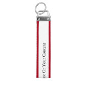 Custom Business Logo – Add Your Logo &Slogan  リストバンドキーホルダー (鍵トップ)